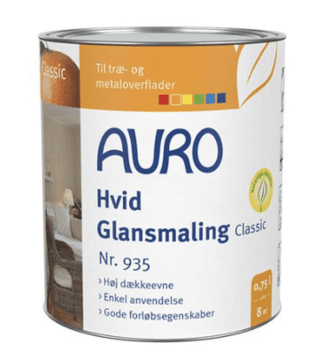 Hvit oransje oljemaling