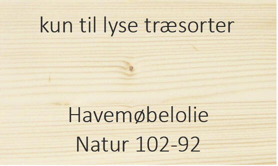 Hagemøbelolje Classic nr. 102