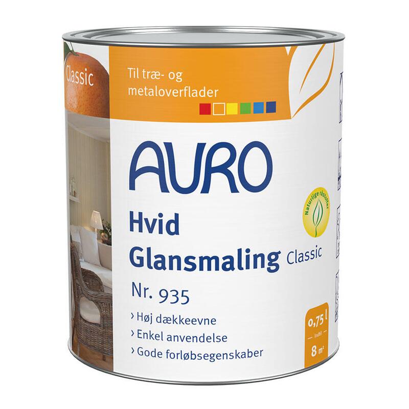 Hvit glansmaling Classic nr. 935