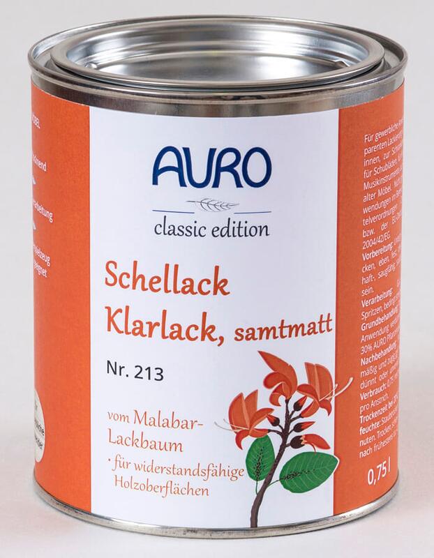 Fløyelsmatte Schellak-Klarlak nr. 213